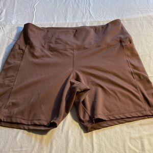 Danskin Women's Tan Bike Shorts